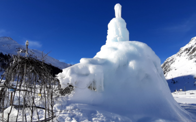 Ice Stupa Fest und Schneeschuhtour