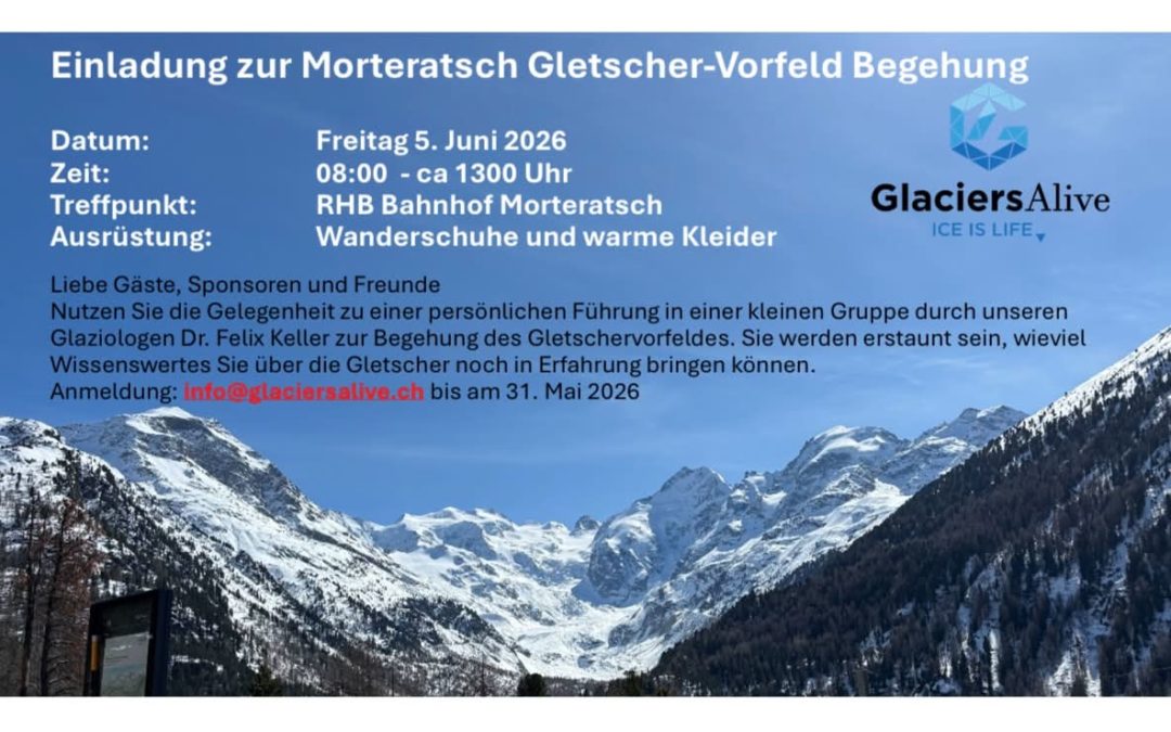 Morteratsch Gletscher-Vorfeld Begehung