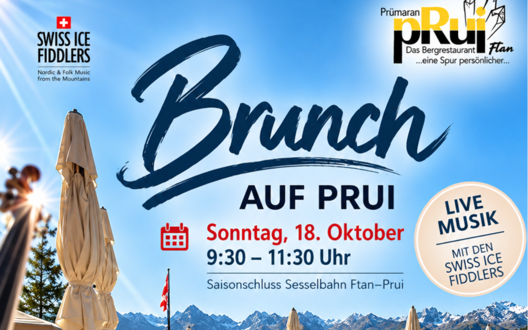Brunch auf Prui mit Live-Musik der Swiss Ice Fiddlers