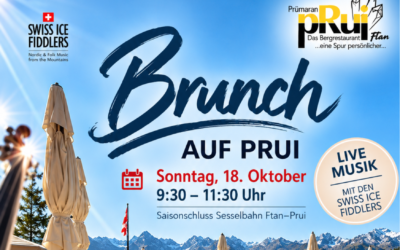 Brunch auf Prui mit Live-Musik der Swiss Ice Fiddlers